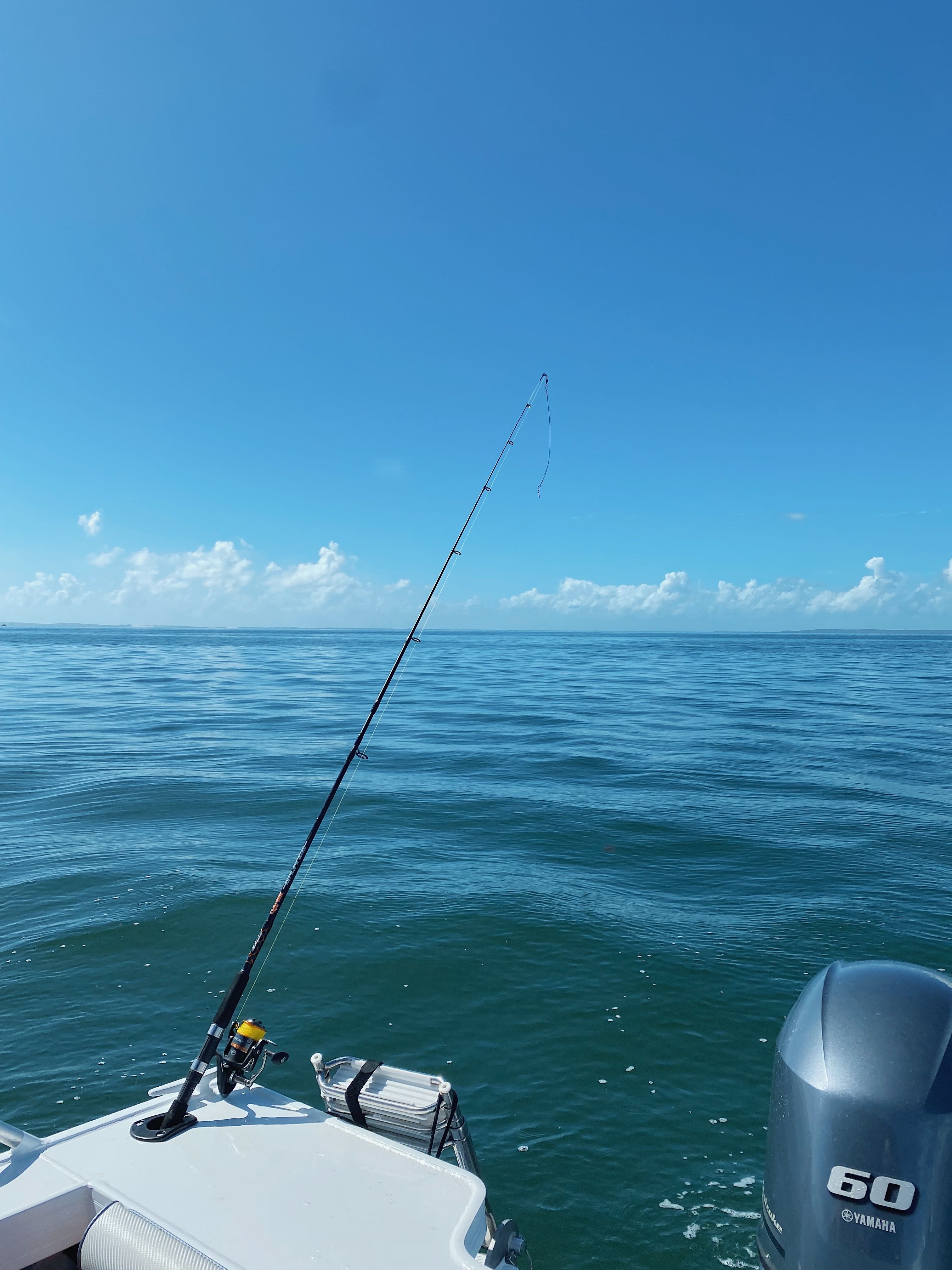 Sport fishing boat off the El Salvador coast